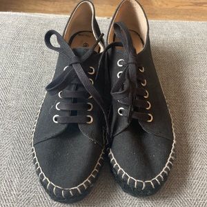 NWOT Carmen Saiz Canvas Espadrille Sneaker